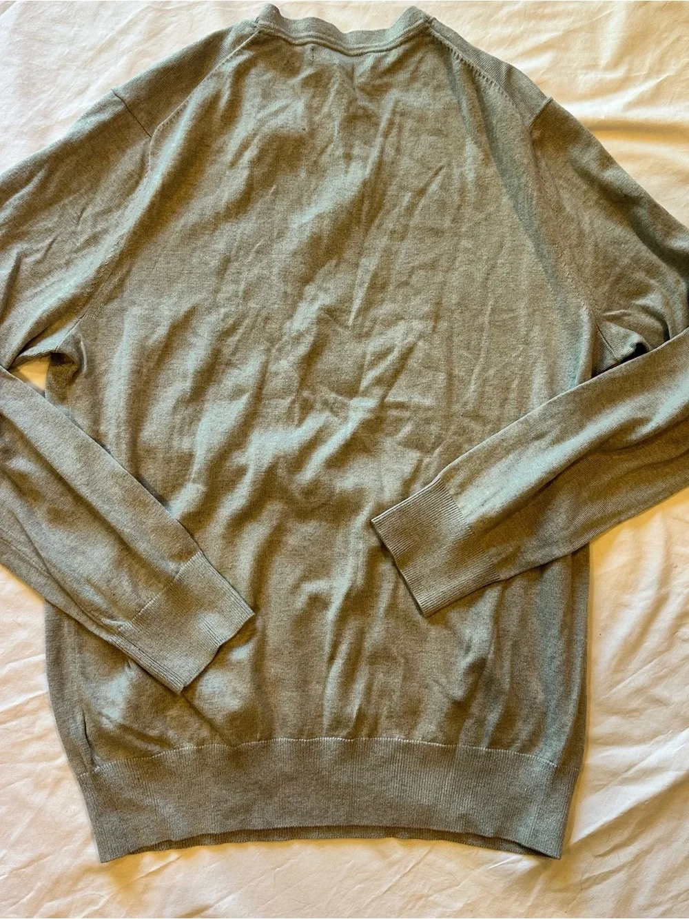 EUC Banana Republic Men’s Silk-Cotton-Cashmere V-Neck—Medium